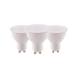 KIT 3 FARETTI LED GU10 7W 120° LUCE FREDDA