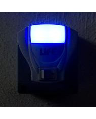 LUCE NOTTURNA 0.5W CON INTERRUTTORE LUCE BLU