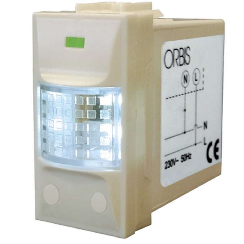 LAMPADA DI EMERGENZA DA INCASSO B/N 1 MOD. ORBIS