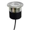 PUNTO LUCE SEGNA PASSO A PAVIMENTO, IP67, 85-264Vac 4,5W,4000K, D.65mm Foro 52mm, Alluminio,CAVO 1