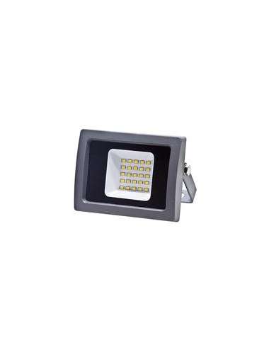 FARO LED GRIGIO 20W 3000K LUCE FREDDA IP65