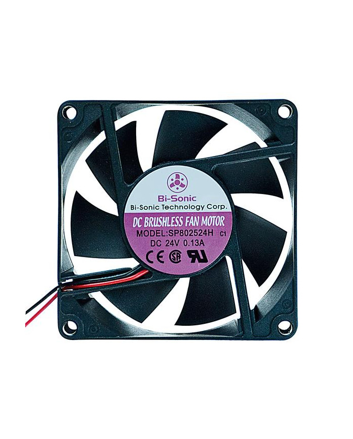 VENTOLA 24VDC 80X80X25MM IN PLASTICA