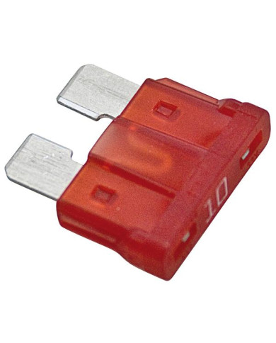 FUSIBILE A LAMA 10A ROSSO