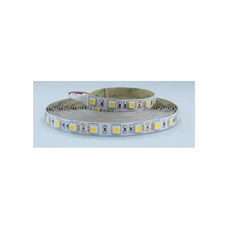 STRISCIA LED 12V 14,4W/M IP20 LUCE FREDDA 6500K