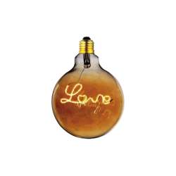 LAMPADA A LED VINTAGE GLOBO LOVE 125 E27 4W L.CALD