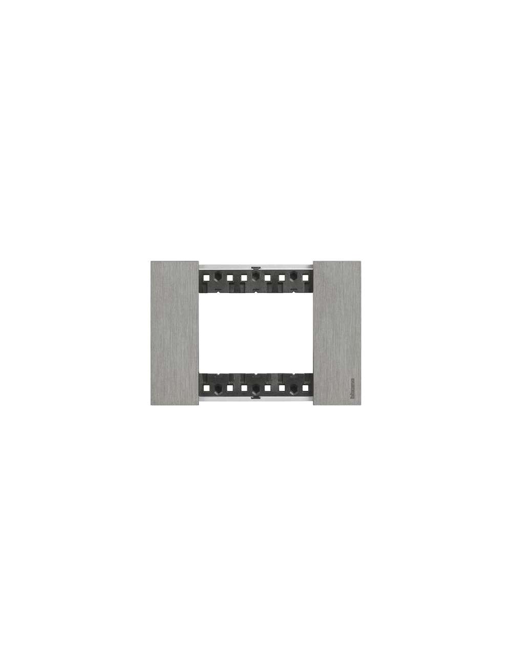 PLACCA 3 MODULI ACCIAIO LIVING NOW