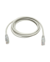 CAVO PATCH UTP CAT. 5 CON 2 SPINE RJ45 3MT BIANCO