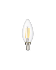 LAMPADA A LED FILAMENTO OLIVA E14 4W LUCE CALDA