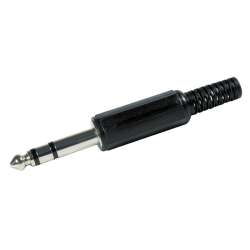 SPINA JACK 6,3MM STEREO VOLANTE CON GUIDACAVO