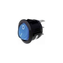 INTERRUTTORE UNIPOLARE A BILANCERE LUMINOSO BLU