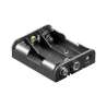 PORTABATTERIA PER 3 STILO CON PRESA POLARIZZATA