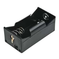 PORTABATTERIA X 1 BATTERIA TORCIONE CON PRESA