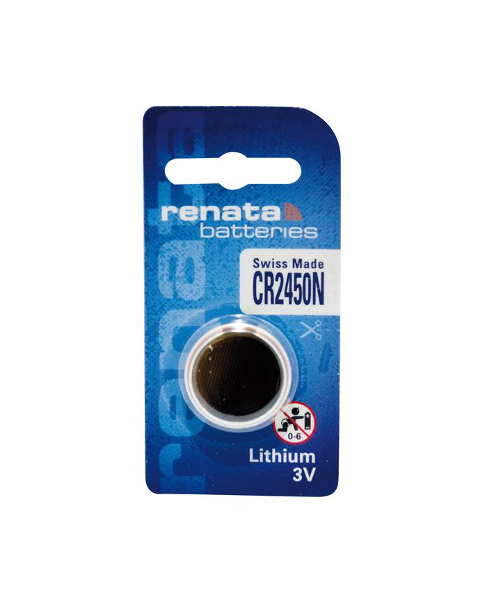 BATTERIA BOTTONE LITIO CR2450R 3V RENATA