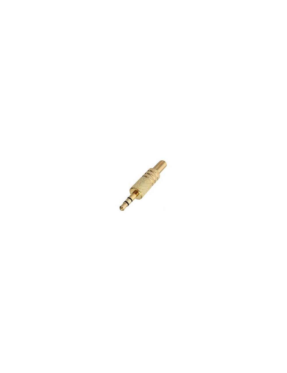 SPINA JACK 2,5MM STEREO METALLICA DORATA CON MOLLA