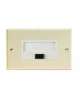 PULSANTE CON TARGHETTA PORTANOME 4A 250V ORO