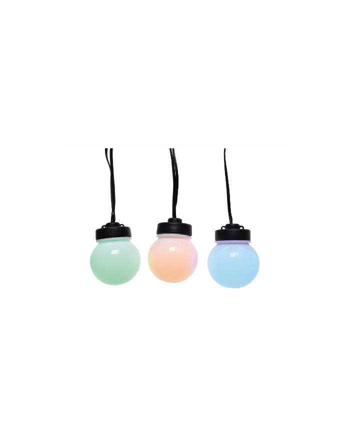 CATENA LUMINOSA 20 LAMPADINE LED MILKY IP44 9,5MT