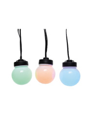 CATENA LUMINOSA 20 LAMPADINE LED MILKY IP44 9,5MT