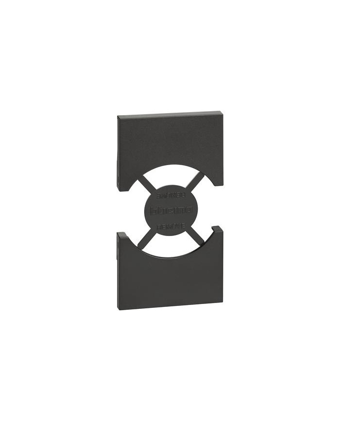 COVER X PRESE STANDARD 2 MODULI NERO LIVING NOW
