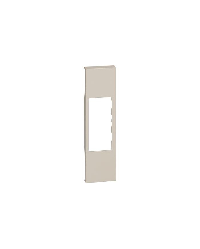 COVER X CONNETTORI RJ 1 MODULO SABBIA LIVING NOW