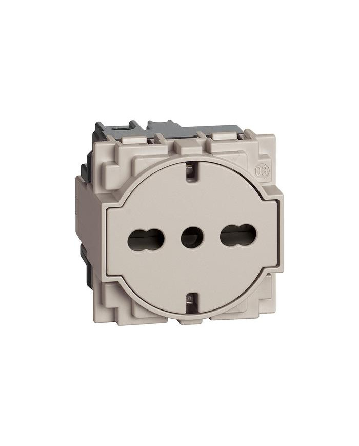 PRESA SCHUKO 250 VAC 2 MOD. SABBIA LIVING NOW FLAT