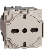 PRESA SCHUKO 250 VAC 2 MOD. SABBIA LIVING NOW FLAT