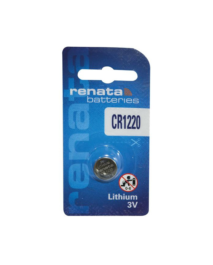 BATTERIA BOTTONE LITIO CR1220 3V 35 MAH RENATA