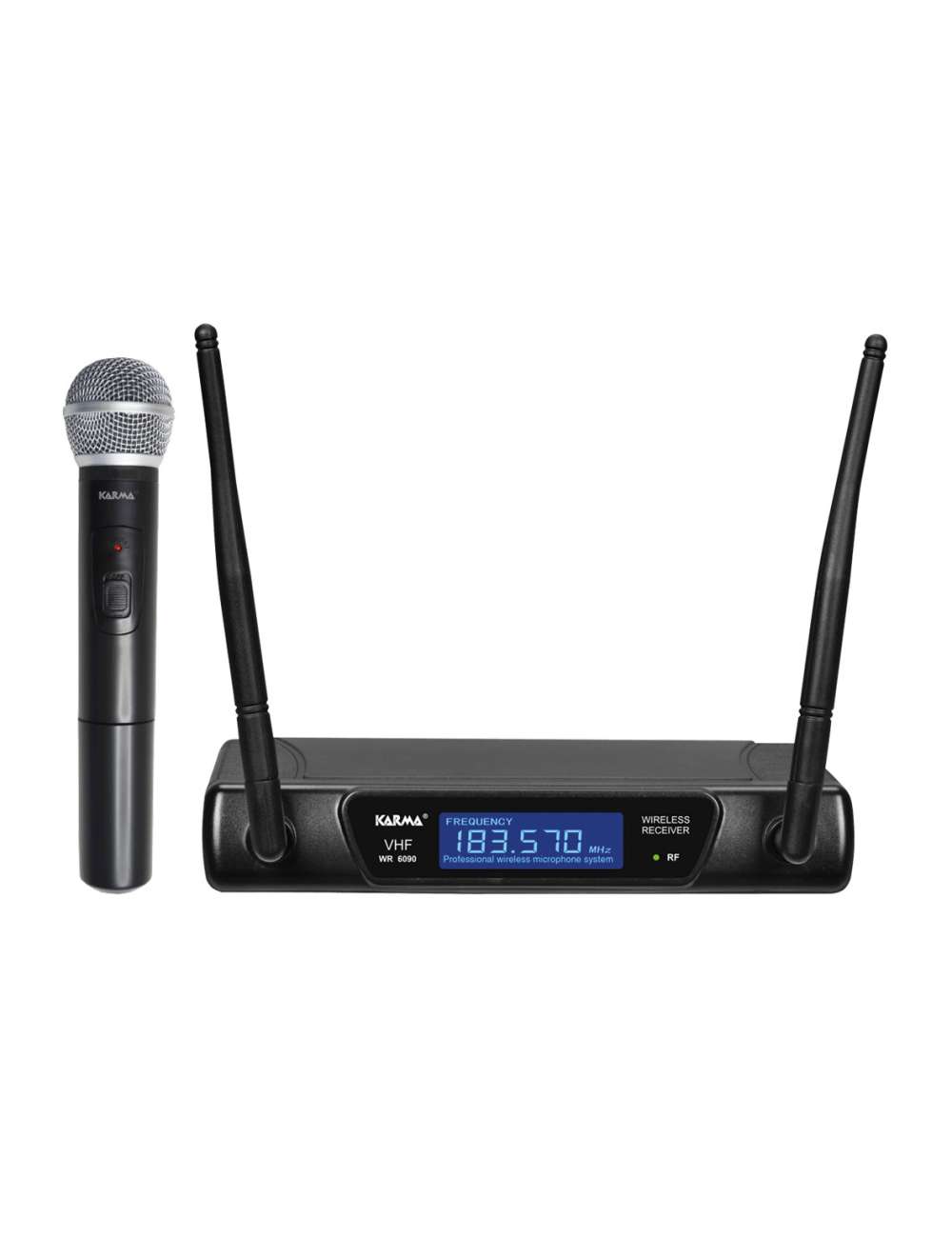 RADIOMICROFONO PALMARE VHF CON RICEVENTE + GELATO