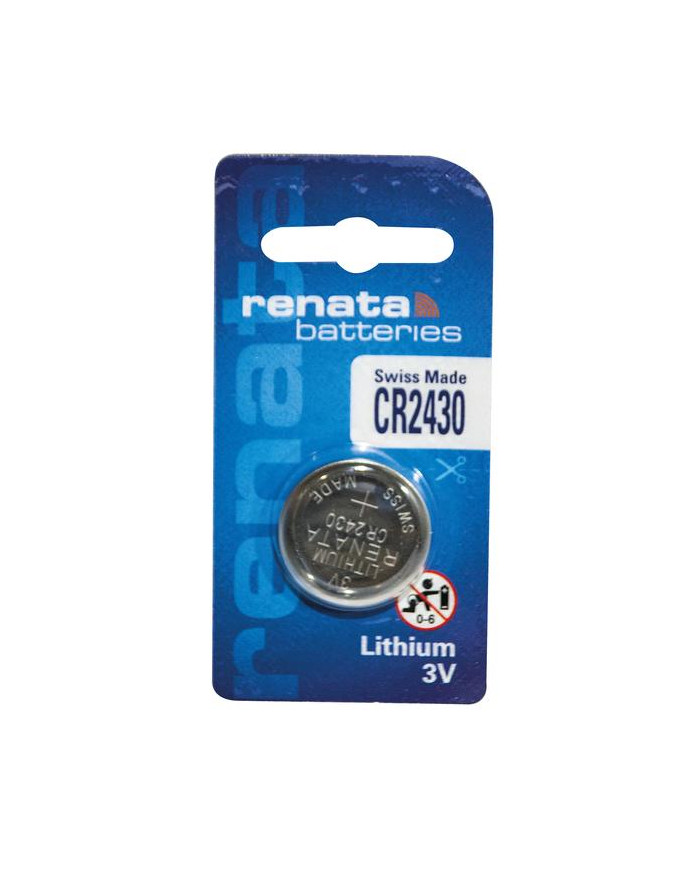 BATTERIA BOTTONE LITIO CR2430R 3V RENATA