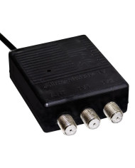 Alimentatore TV SWITCHING 2 USCITE 12V 400mA Connettori F, con spia LED, MADE IN ITALY