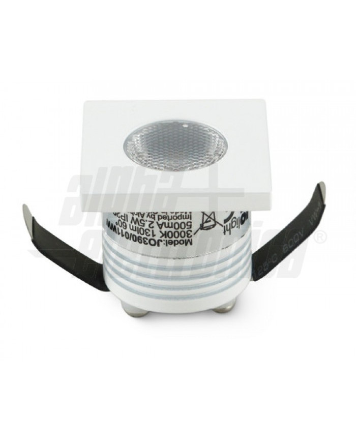 FARETTO LED DA INCASSO 2,5W 500MA LUCE NATURALE