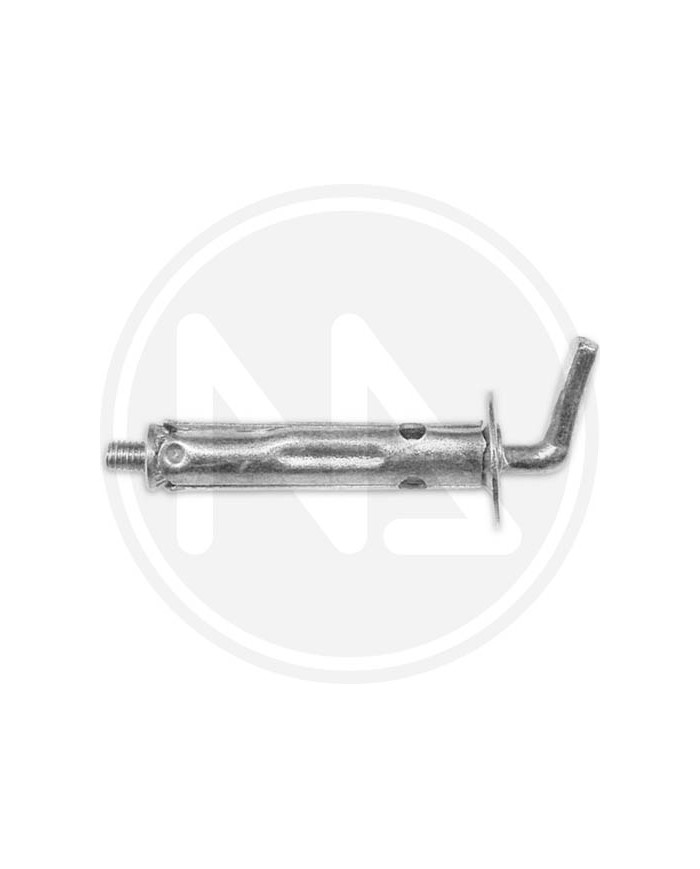 TASSELLO IN ACCIAIO MINI D.6 MM CON GANCIO CORTO