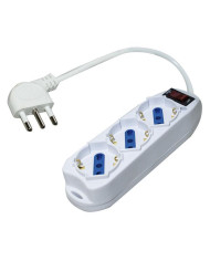 MULTIPRESA 3 PRESE SCHUKO/BIVAL - SPINA 16A A PIPA