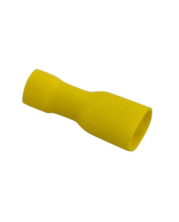 FASTON FEMMINA 6,3MM TOTALMENTE ISOLATO GIALLO