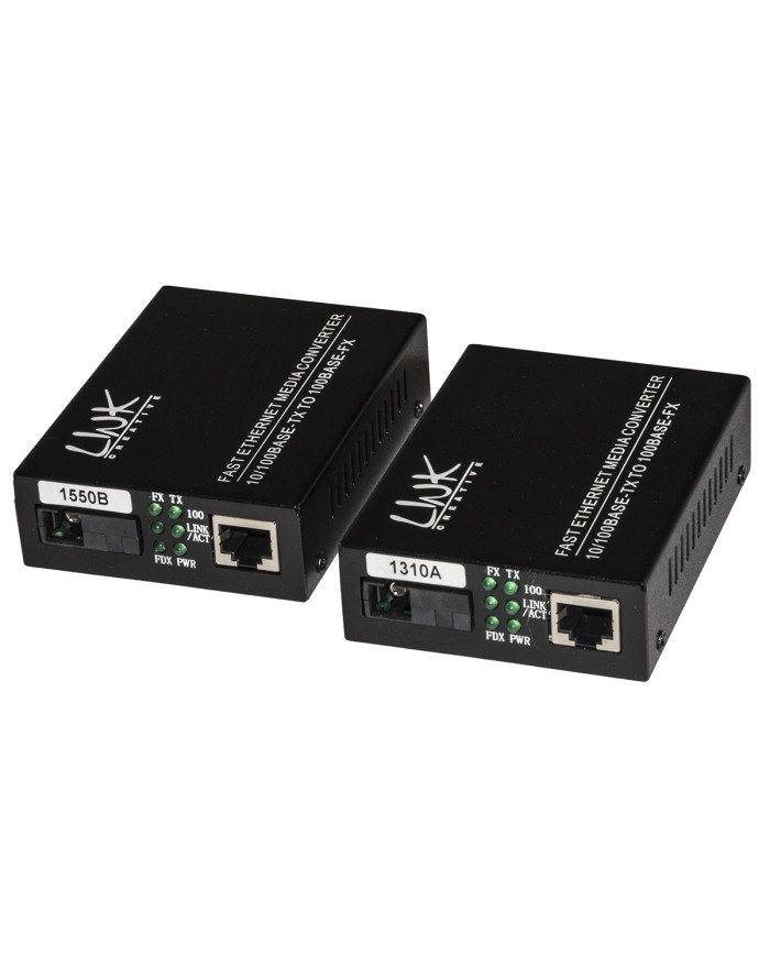 CONVERTITORE RJ45 FIBRA OTTICA SC 10/100MBPS
