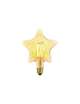 LAMPADA LED VINTAGE E27 6W LED STAR VETRO AMBRATO