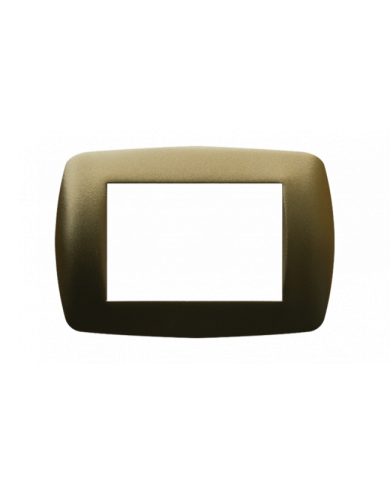 PLACCA 3 POSTI MILLENIUM ORO SATINATO MARLANVIL