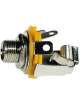 PRESA JACK 6,3MM DA PANNELLO STEREO CON INTERRUTTORE
