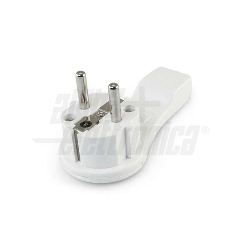 SPINA SCHUKO 16A 250V SLIM BIANCA