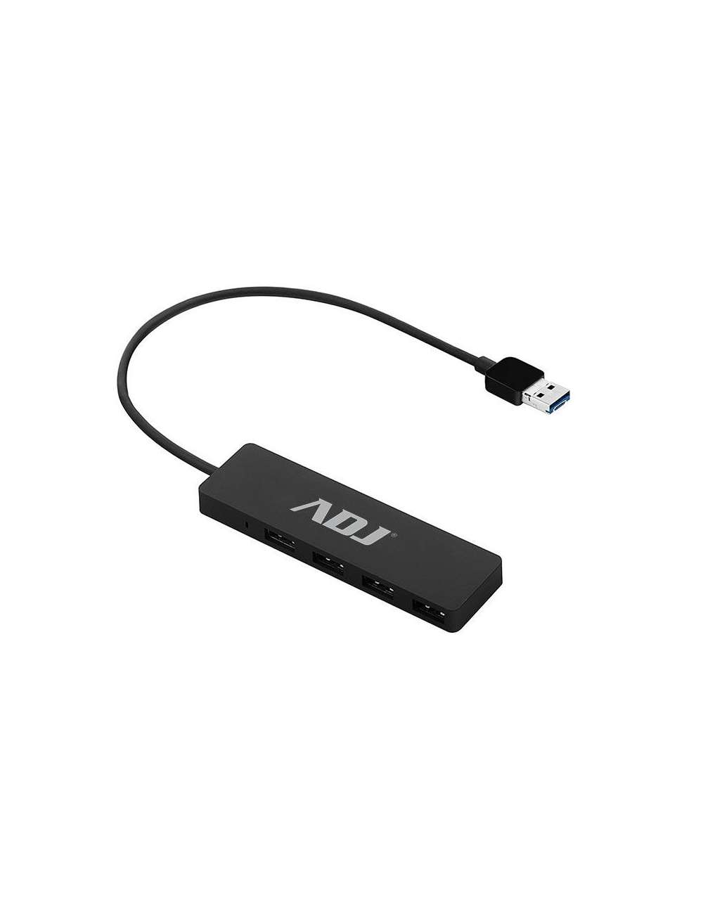 HUB USB 4 PORTE 2.0 NERO TETRA