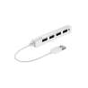 HUB USB 2.0 4 PORTE PASSIVE SOTTILE SPEEDLINK BIANCO