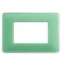 PLACCA MATIX 3 MODULI COLORE TE' VERDE MATERIALE TECNOPOLIMERO