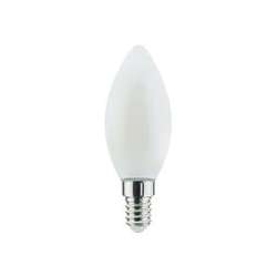 LAMPADA A LED CANDELA FILAMENTO MILKY E14 6W