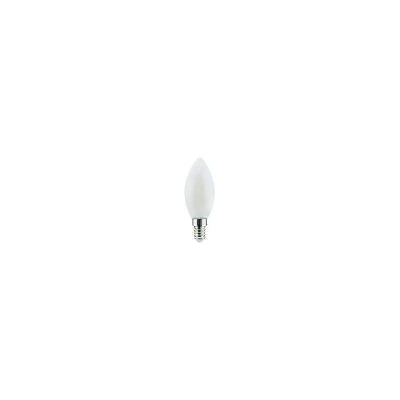 LAMPADA A LED CANDELA FILAMENTO MILKY E14 6W