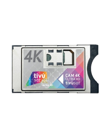 CAM TIVUSAT 4K ULTRA HD CON TESSERA PER TV