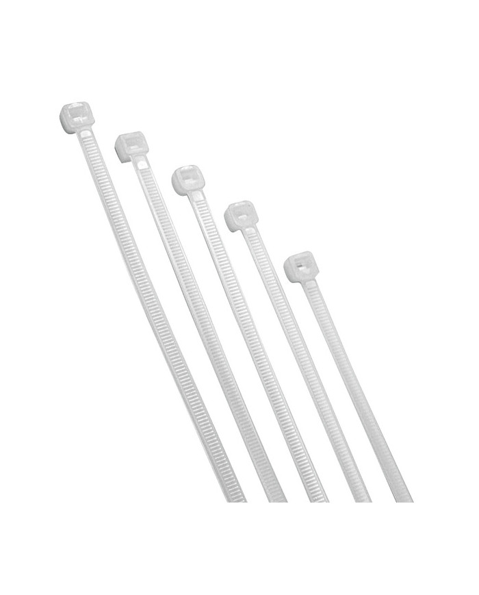 FASCETTA CABLAGGIO 4.8X300MMM BIANCA CF. 100PZ