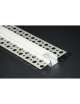 KIT PROFILO ALLUMINIO 2M DA PARETE 24W/M INCAVO 12,3MM COVER SATINATA