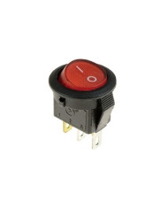 INTERRUTTORE UNIPOLARE LUMINOSO ROSSO 12V