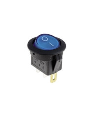 INTERRUTTORE BIPOLARE LUMINOSO BLU 12V