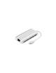 CONVERTITORE USB TIPO C 3.1 LAN CON HUB USB 3.0 PORTE + HDMI + CARD READER