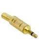 SPINA JACK MONO 3,5MM DORATA CON GUIDACAVO